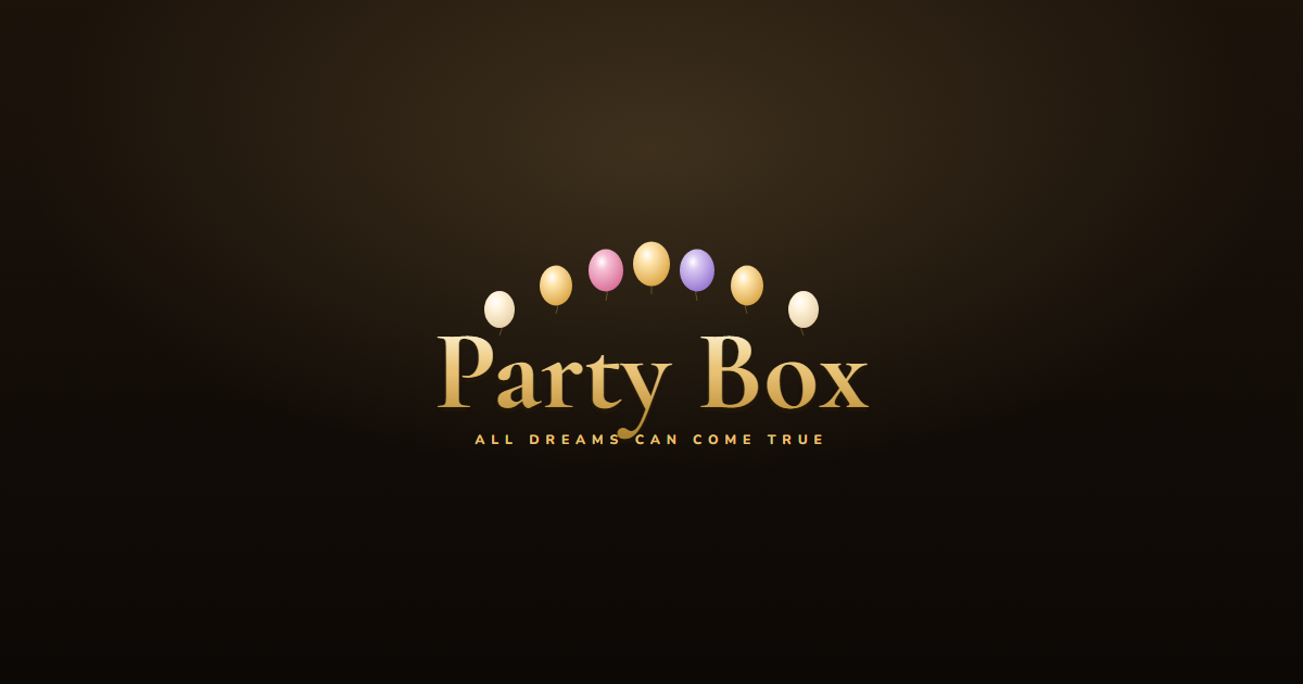 Party Box social share banner